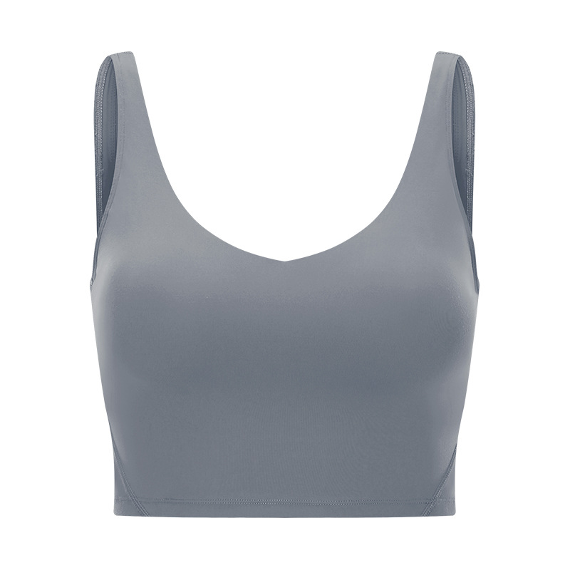 U-neckline Sexy Solid Color Sports Bras S2054