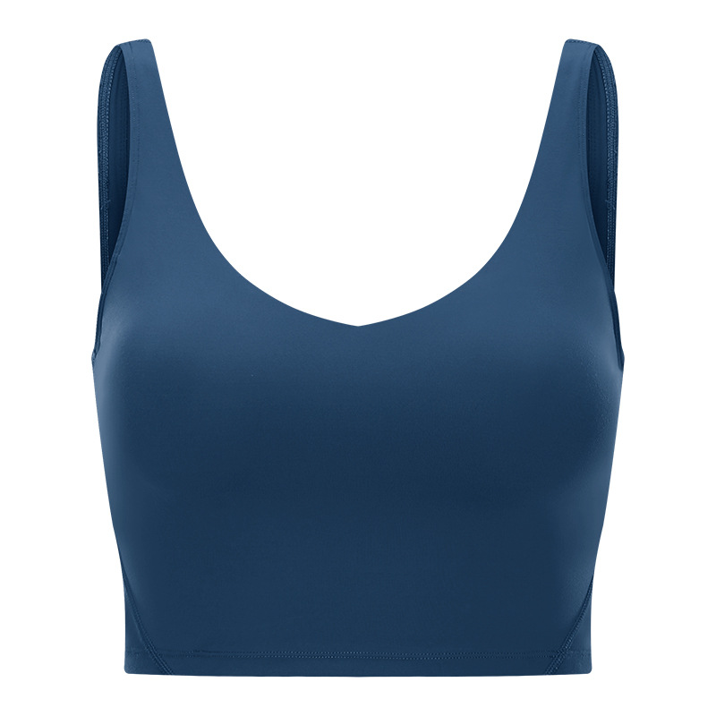 U-neckline Sexy Solid Color Sports Bras S2054