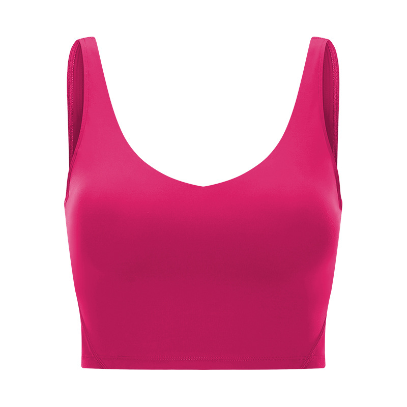 U-neckline Sexy Solid Color Sports Bras S2054