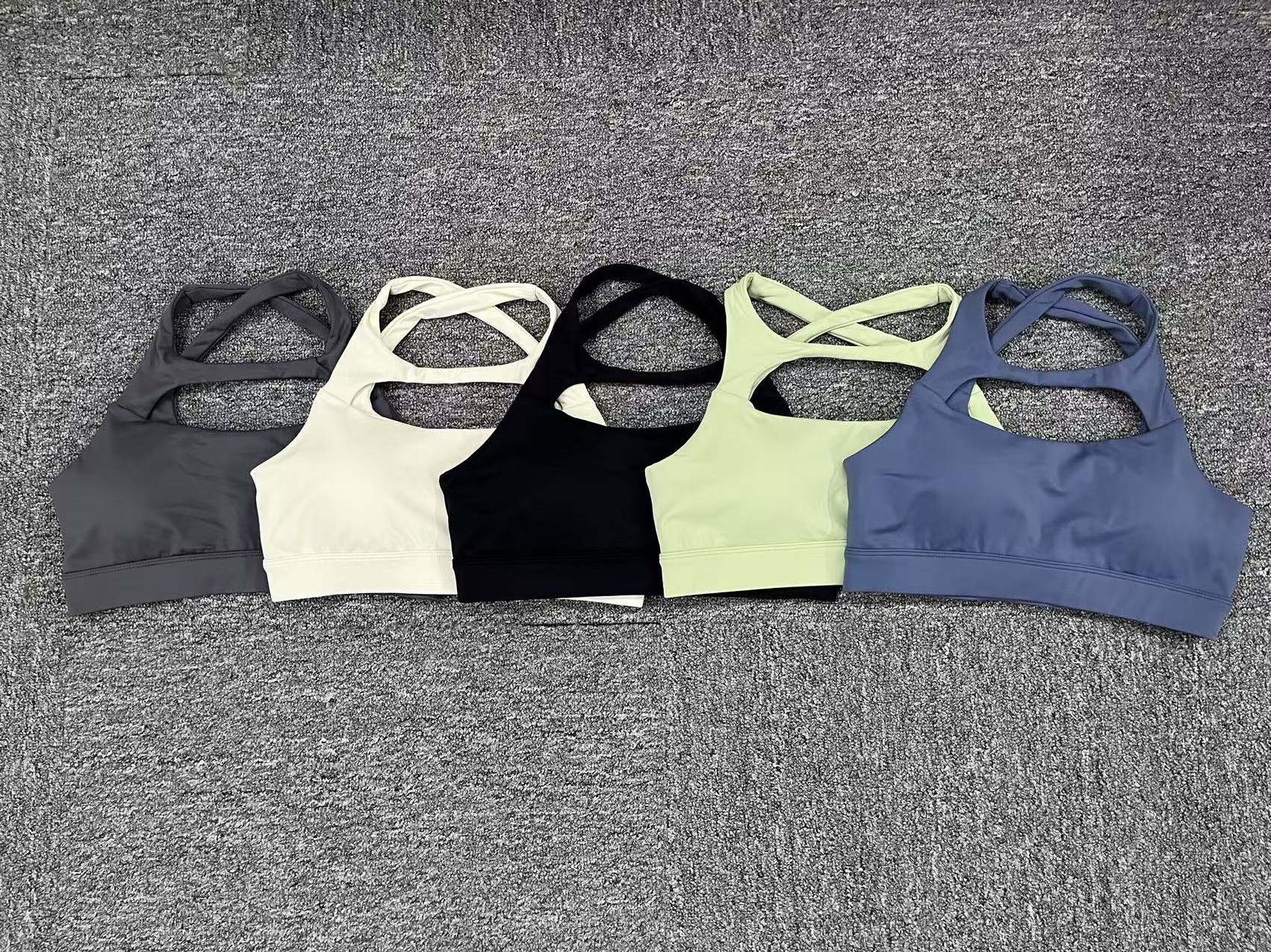 Shockproof Backless Fitness Running Sprots Bra QS59520