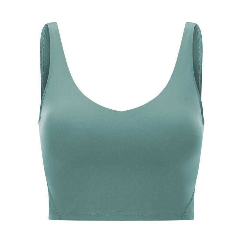 U-neckline Sexy Solid Color Sports Bras S2054