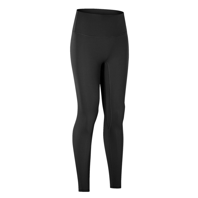 High Waist Solid Color Yoga Leggings with Pockets