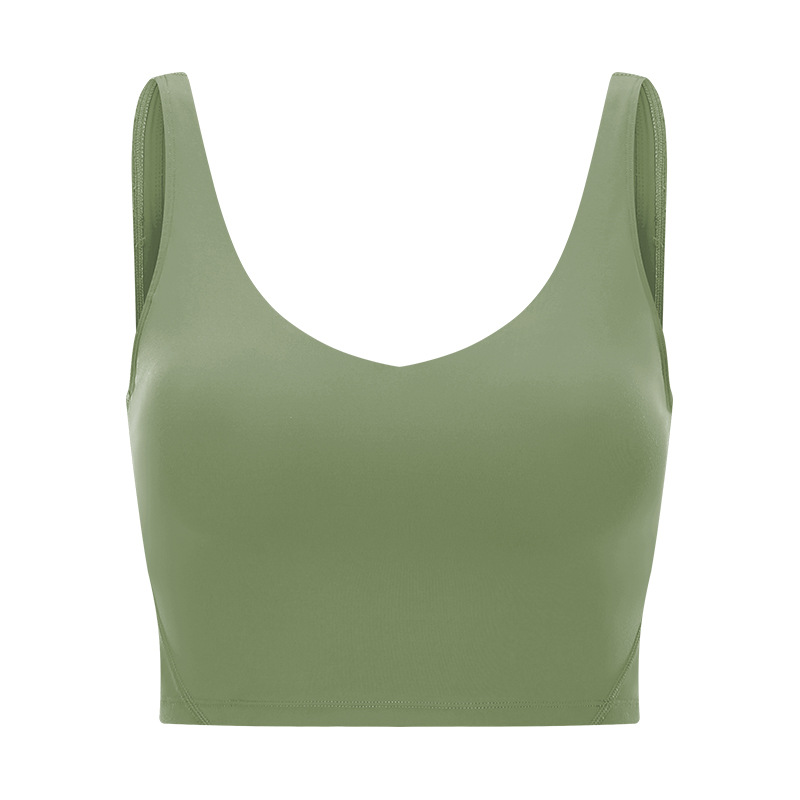 U-neckline Sexy Solid Color Sports Bras S2054