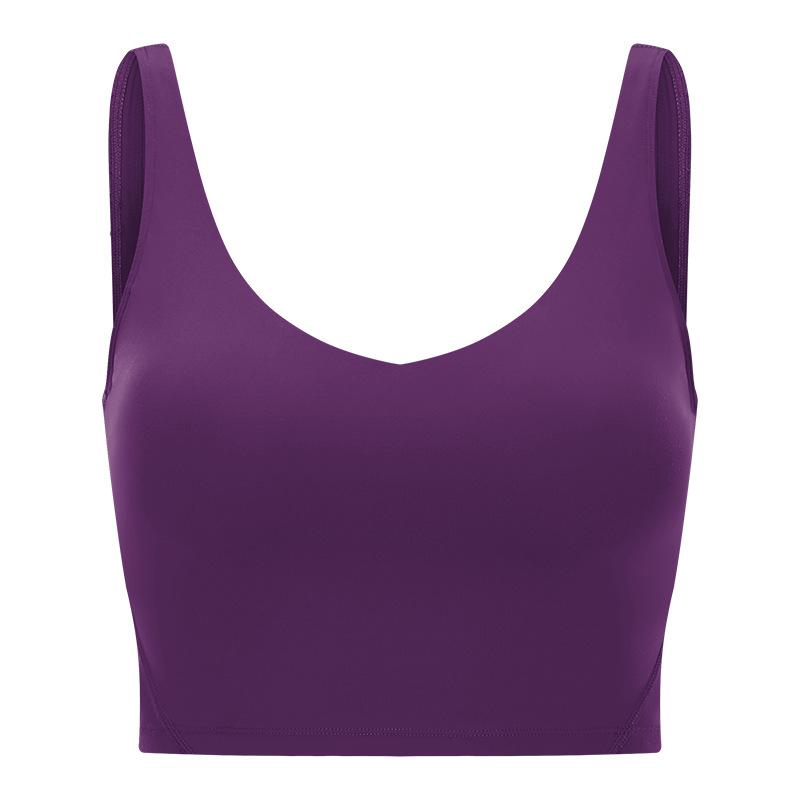 U-neckline Sexy Solid Color Sports Bras S2054
