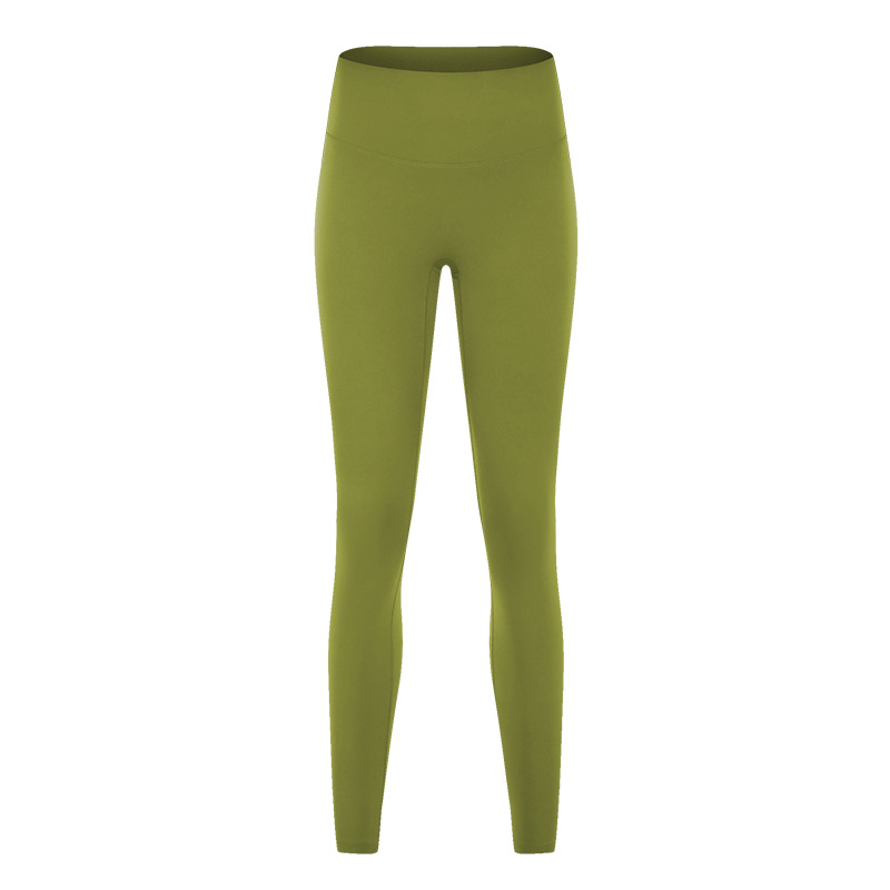 High Waist Tight Solid Color Yoga Leggings