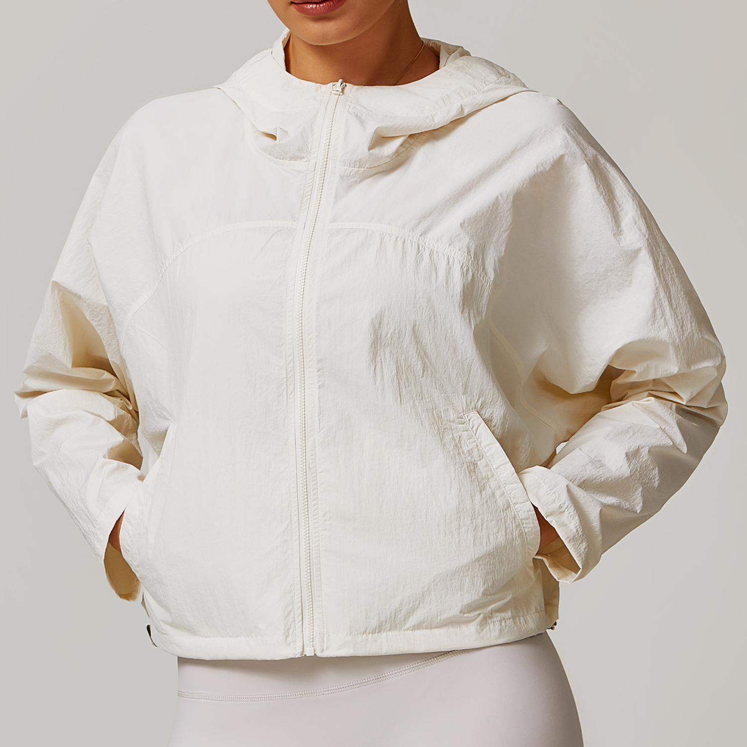 QUICK DRY ZIP DOWN JACKETS 8954