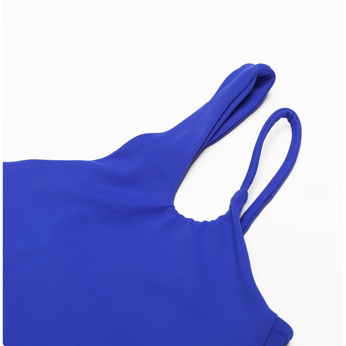 One Shoulder Soft Material Yoga Bra 6425