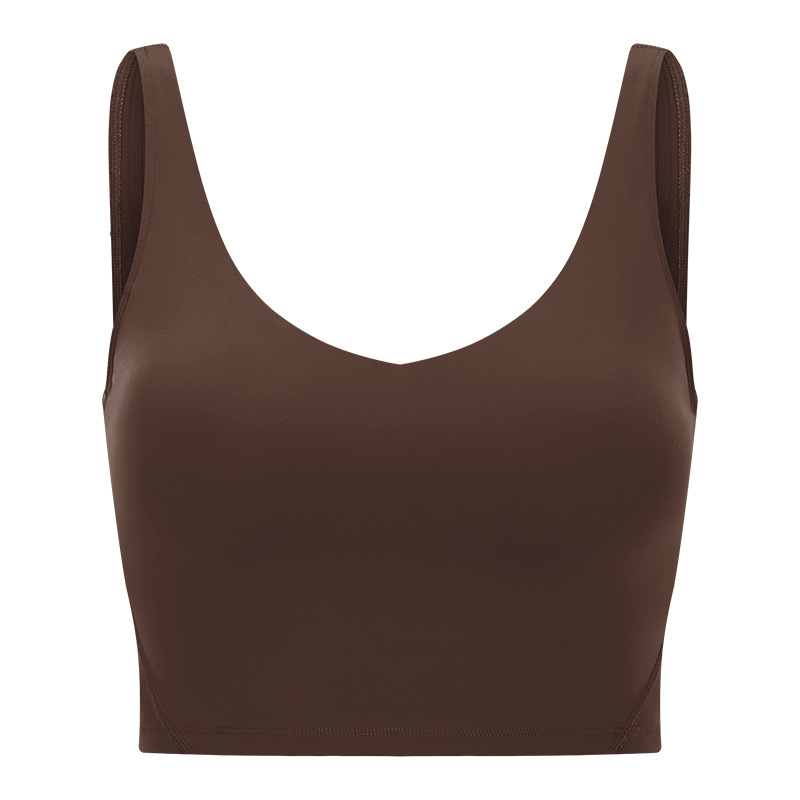 U-neckline Sexy Solid Color Sports Bras S2054