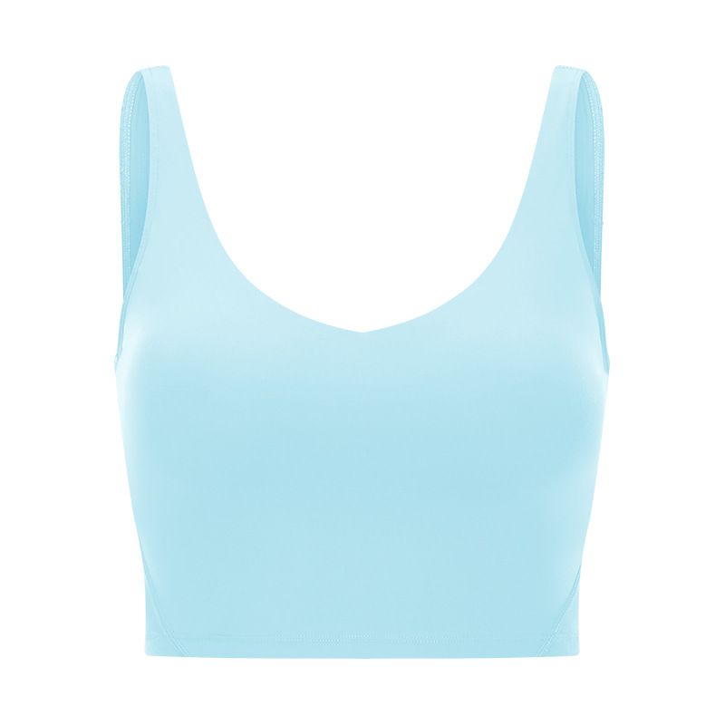U-neckline Sexy Solid Color Sports Bras S2054