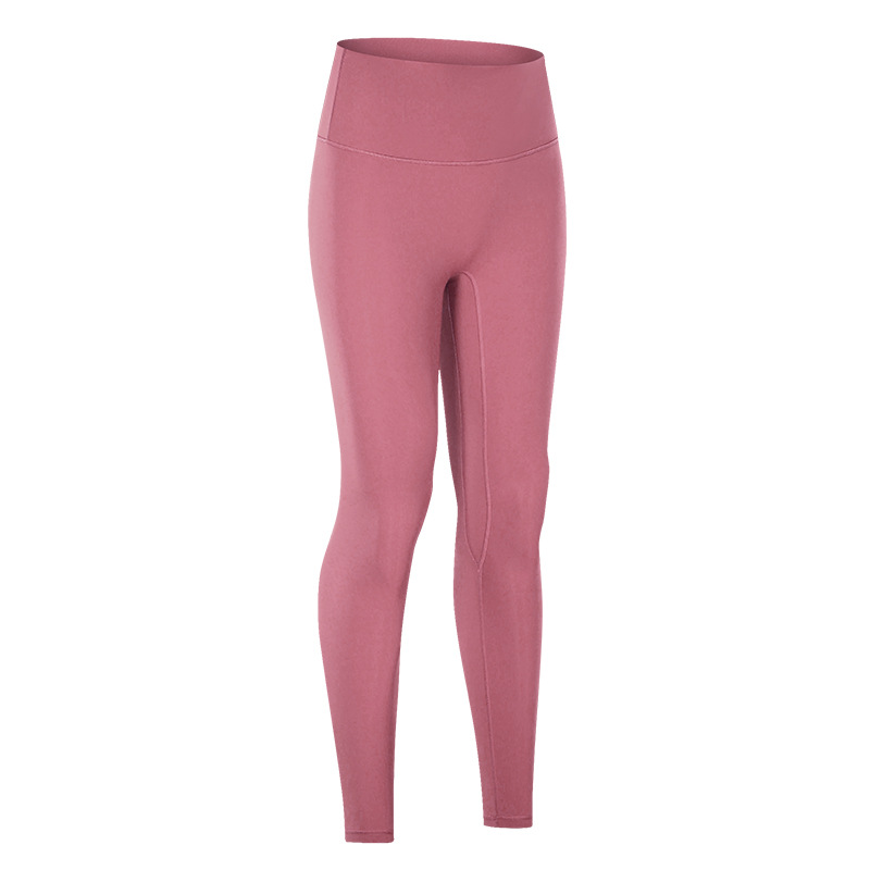 High Waist Solid Color Yoga Leggings with Pockets