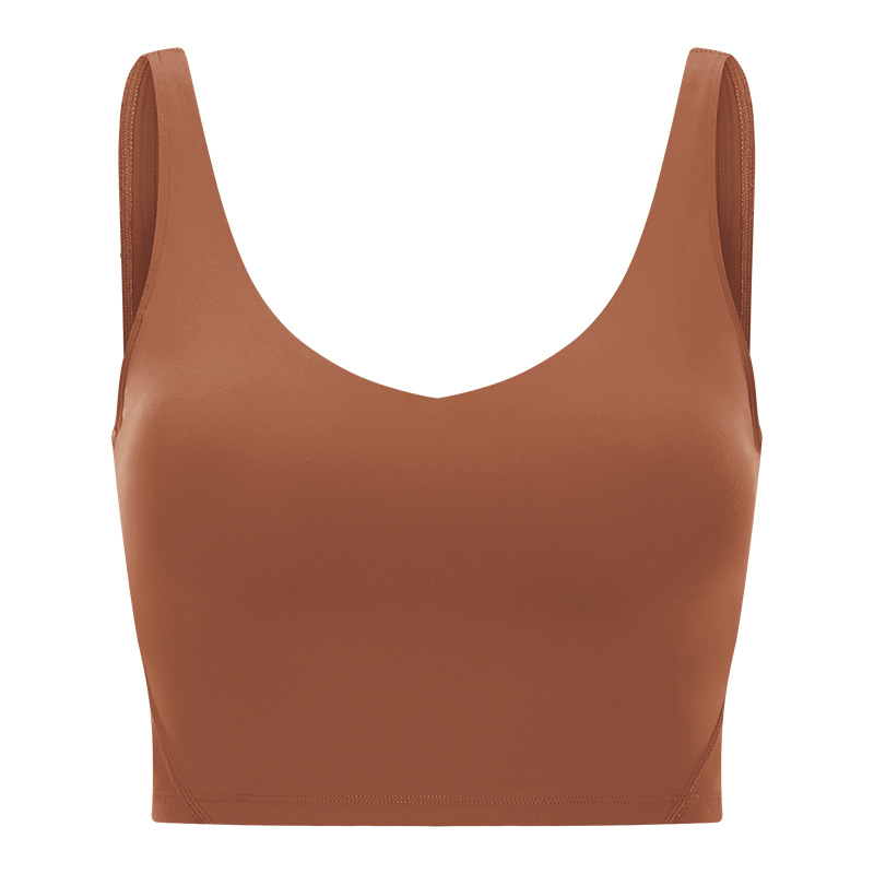 U-neckline Sexy Solid Color Sports Bras S2054