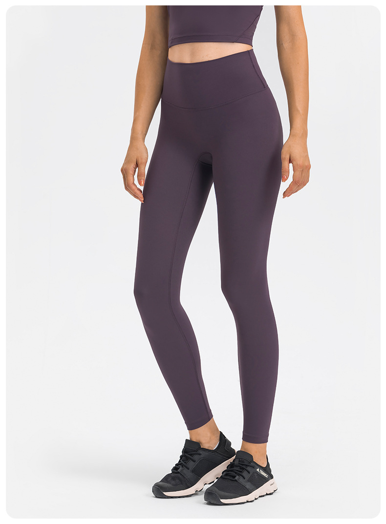 High Waist Tight Solid Color Yoga Leggings