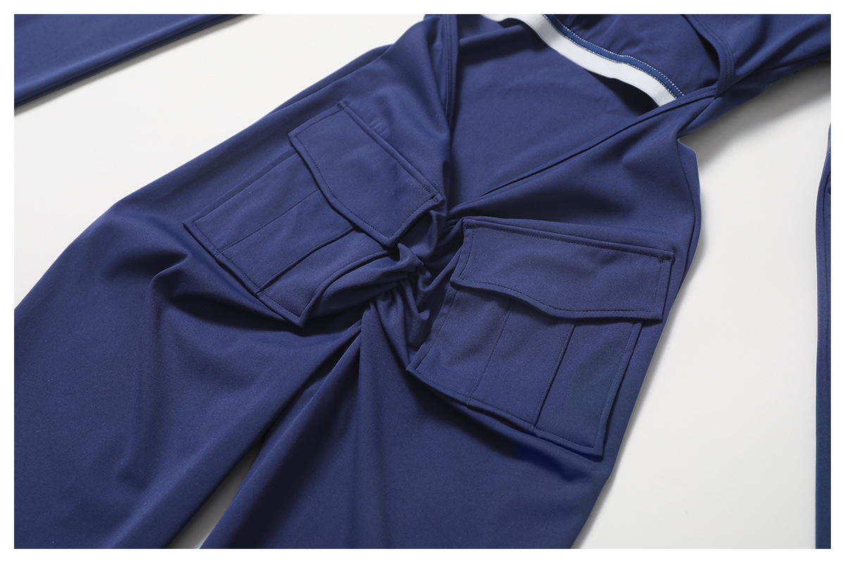 V-BACK SCRUNCH JUMPSUIT 8979