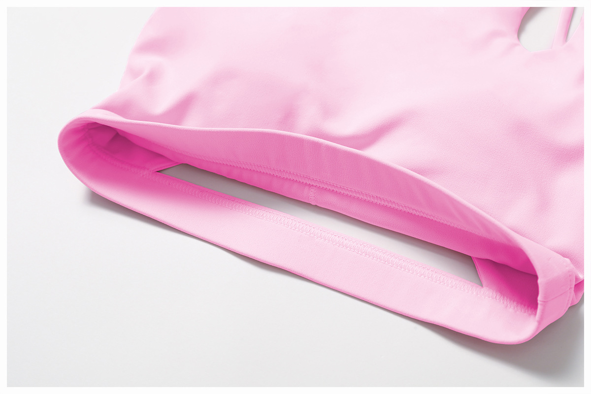 One Shoulder Soft Material Yoga Bra 6425