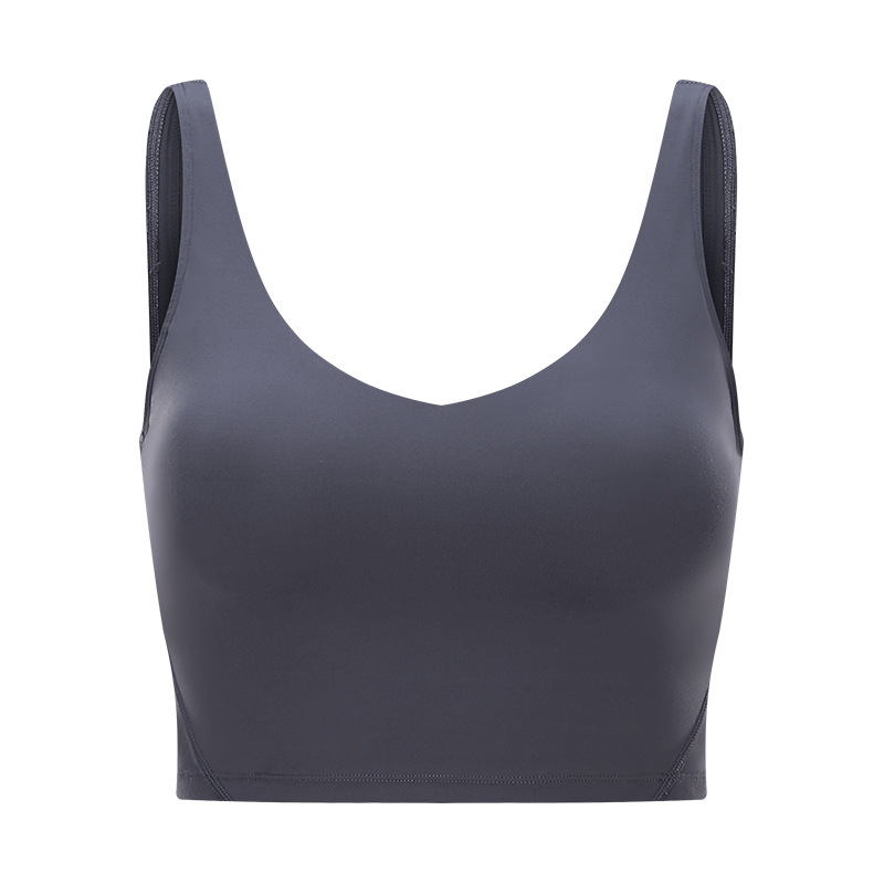 U-neckline Sexy Solid Color Sports Bras S2054