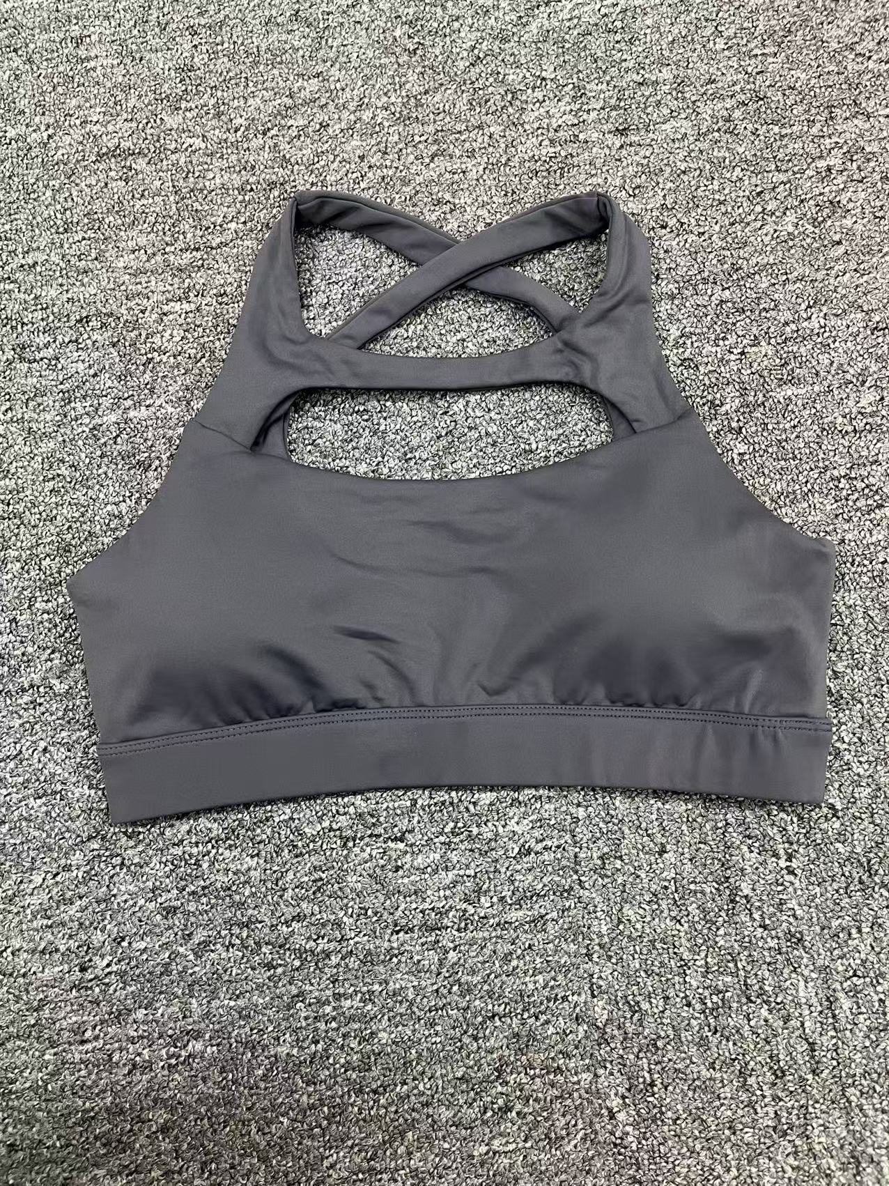 Shockproof Backless Fitness Running Sprots Bra QS59520