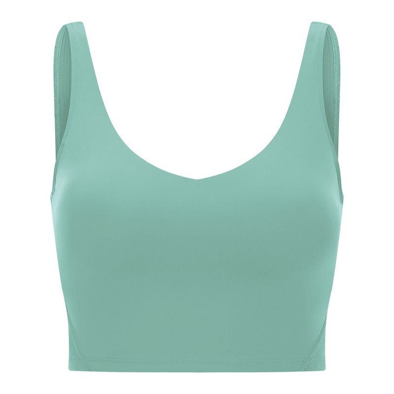 U-neckline Sexy Solid Color Sports Bras S2054