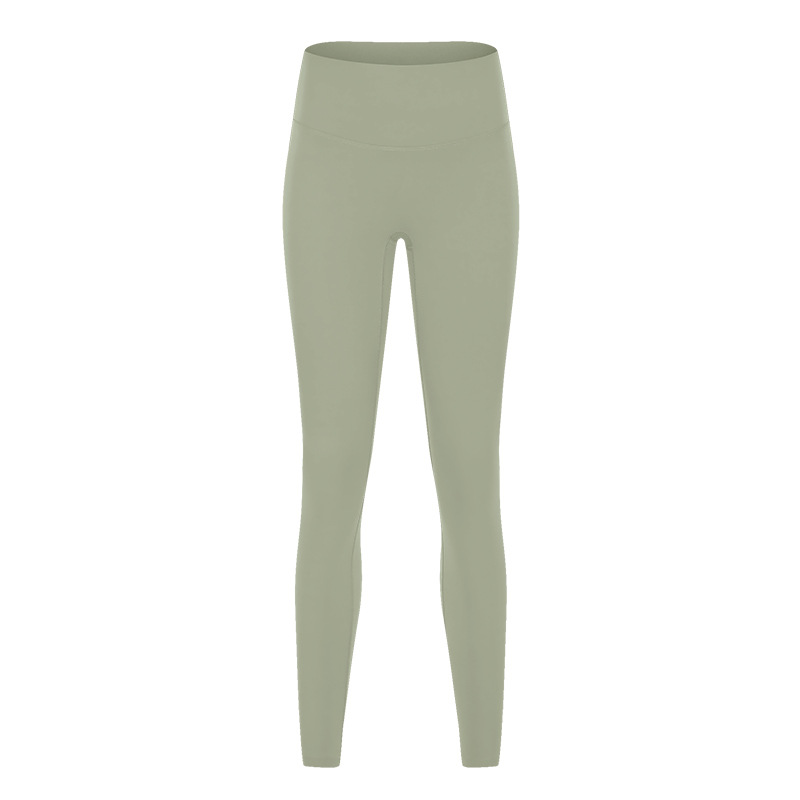 High Waist Tight Solid Color Yoga Leggings