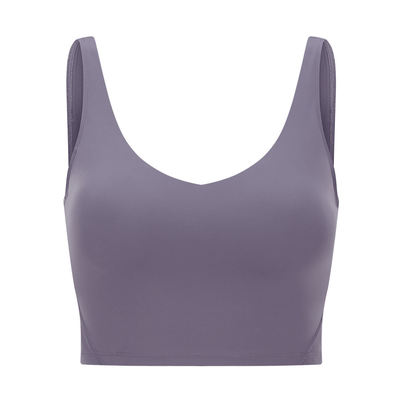 U-neckline Sexy Solid Color Sports Bras S2054