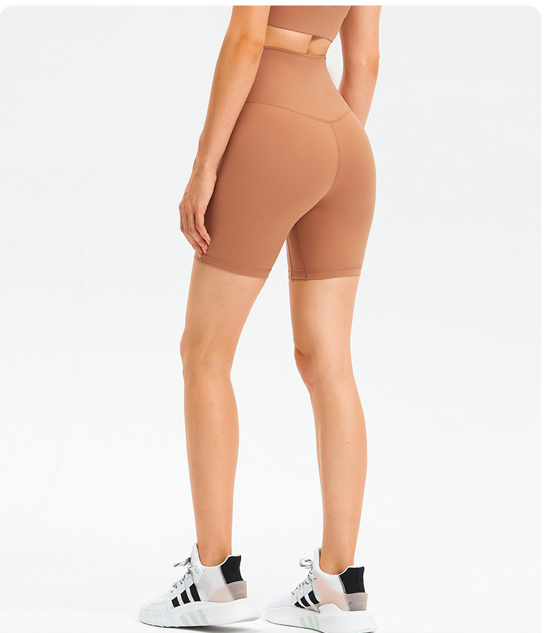 Soft Material Solid Color Yoga Shorts DK067