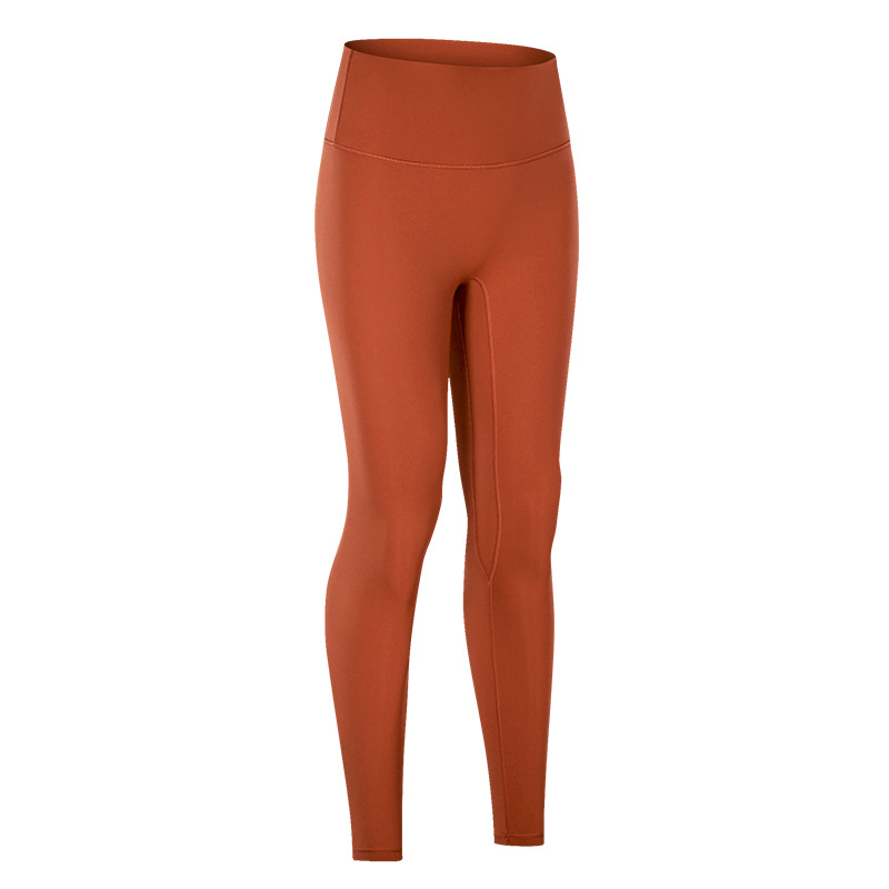 High Waist Solid Color Yoga Leggings with Pockets