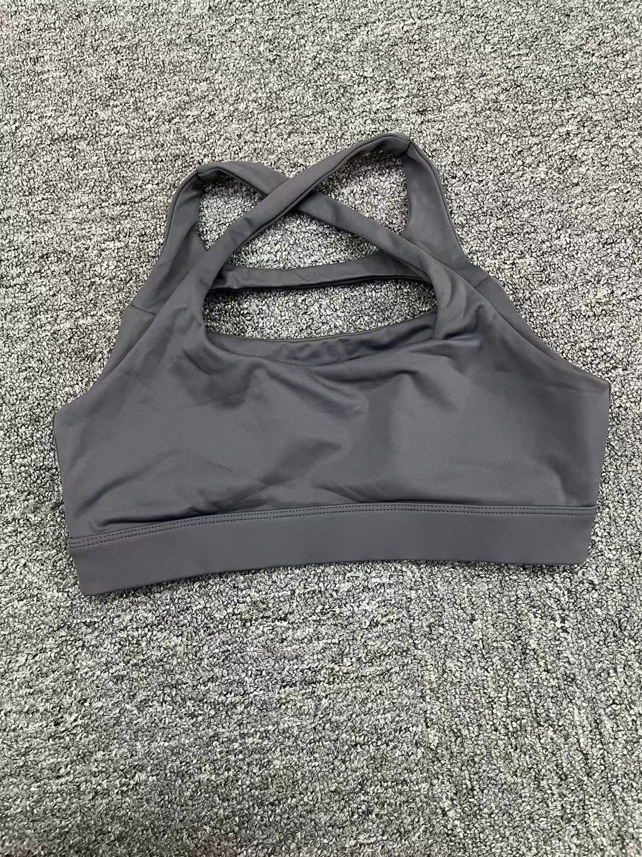 Shockproof Backless Fitness Running Sprots Bra QS59520