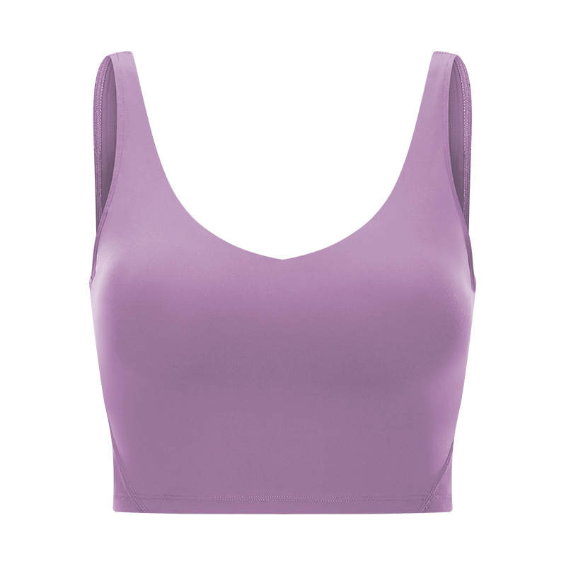 U-neckline Sexy Solid Color Sports Bras S2054
