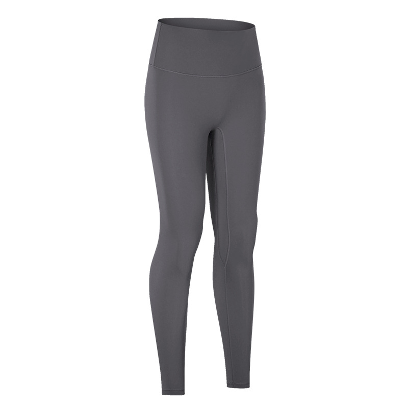 High Waist Solid Color Yoga Leggings with Pockets