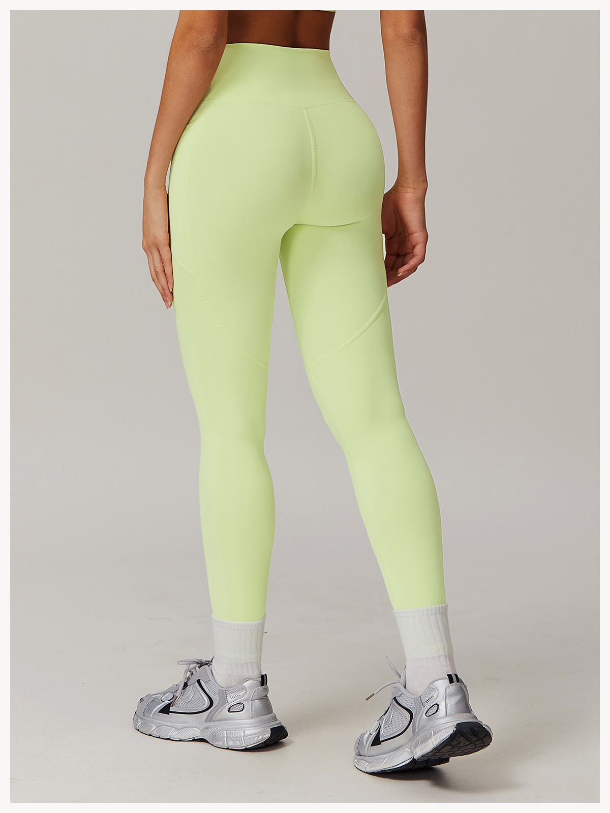 Side Pockests Soft Material Yoga Leggings 6425