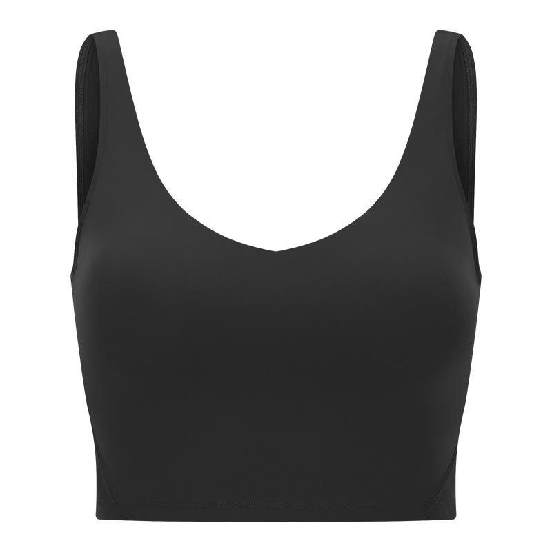 U-neckline Sexy Solid Color Sports Bras S2054