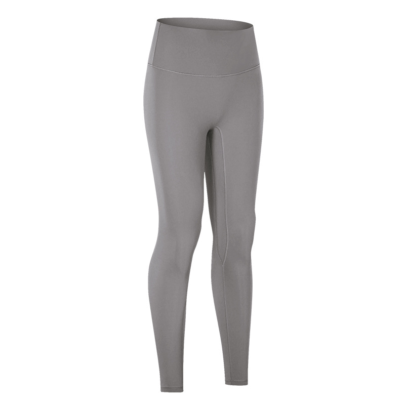 High Waist Solid Color Yoga Leggings with Pockets