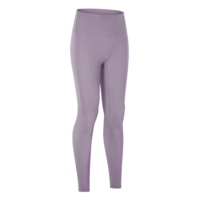 High Waist Solid Color Yoga Leggings with Pockets