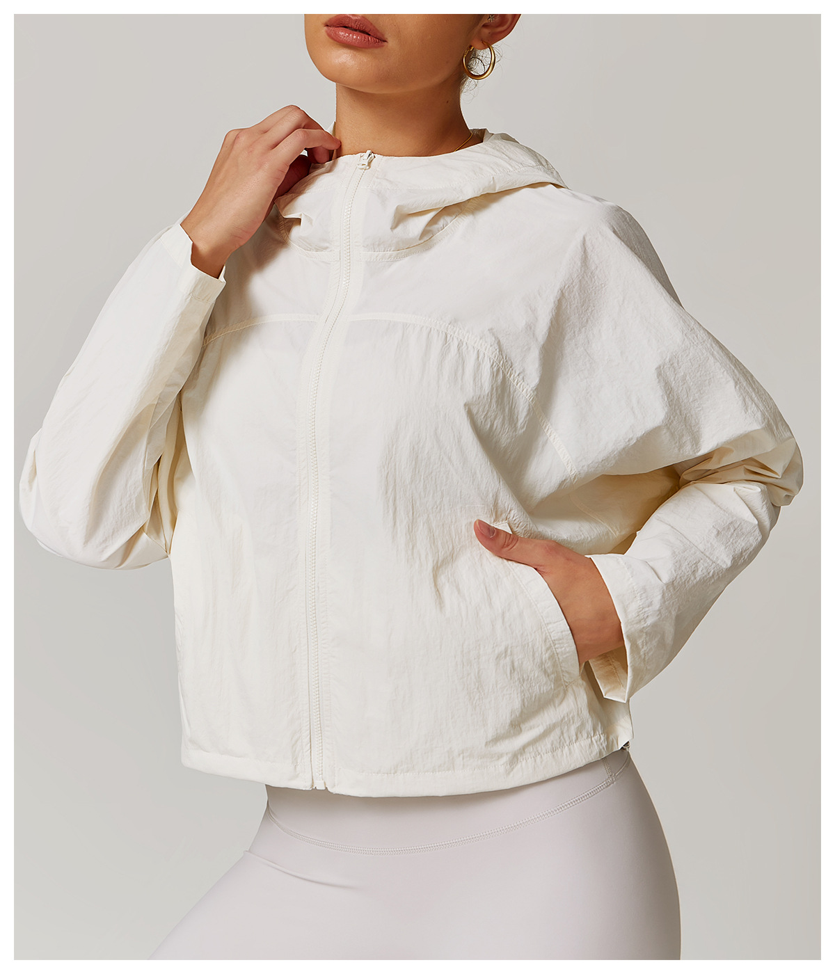 QUICK DRY ZIP DOWN JACKETS 8954