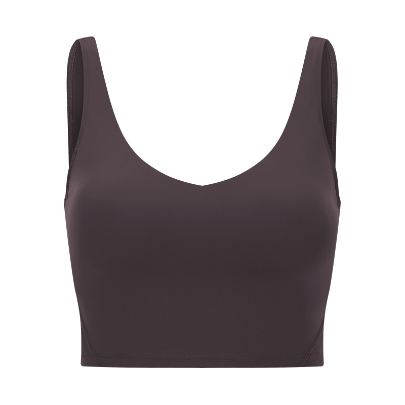 U-neckline Sexy Solid Color Sports Bras S2054