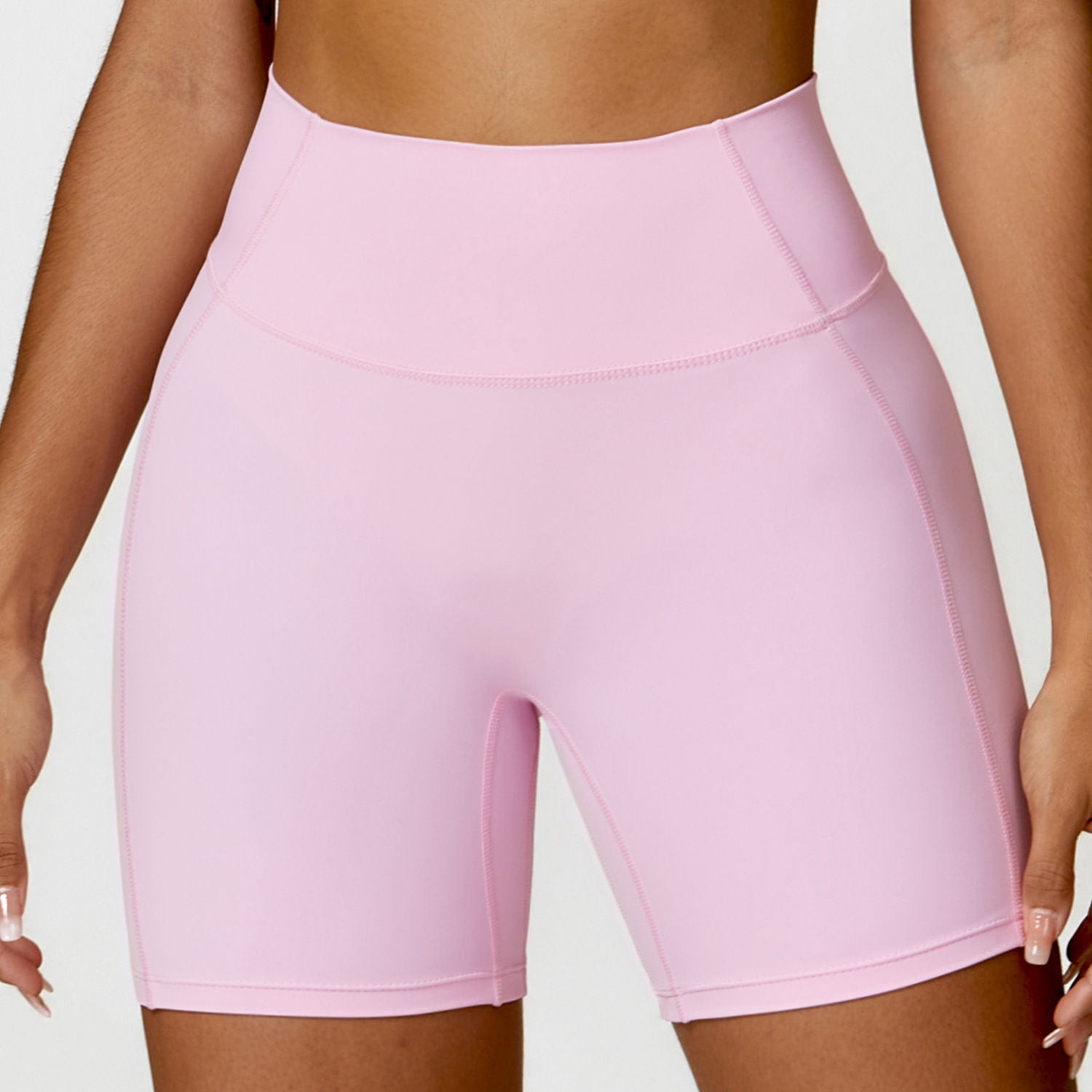 Soft Material Tummy Control Yoga Shorts 8503