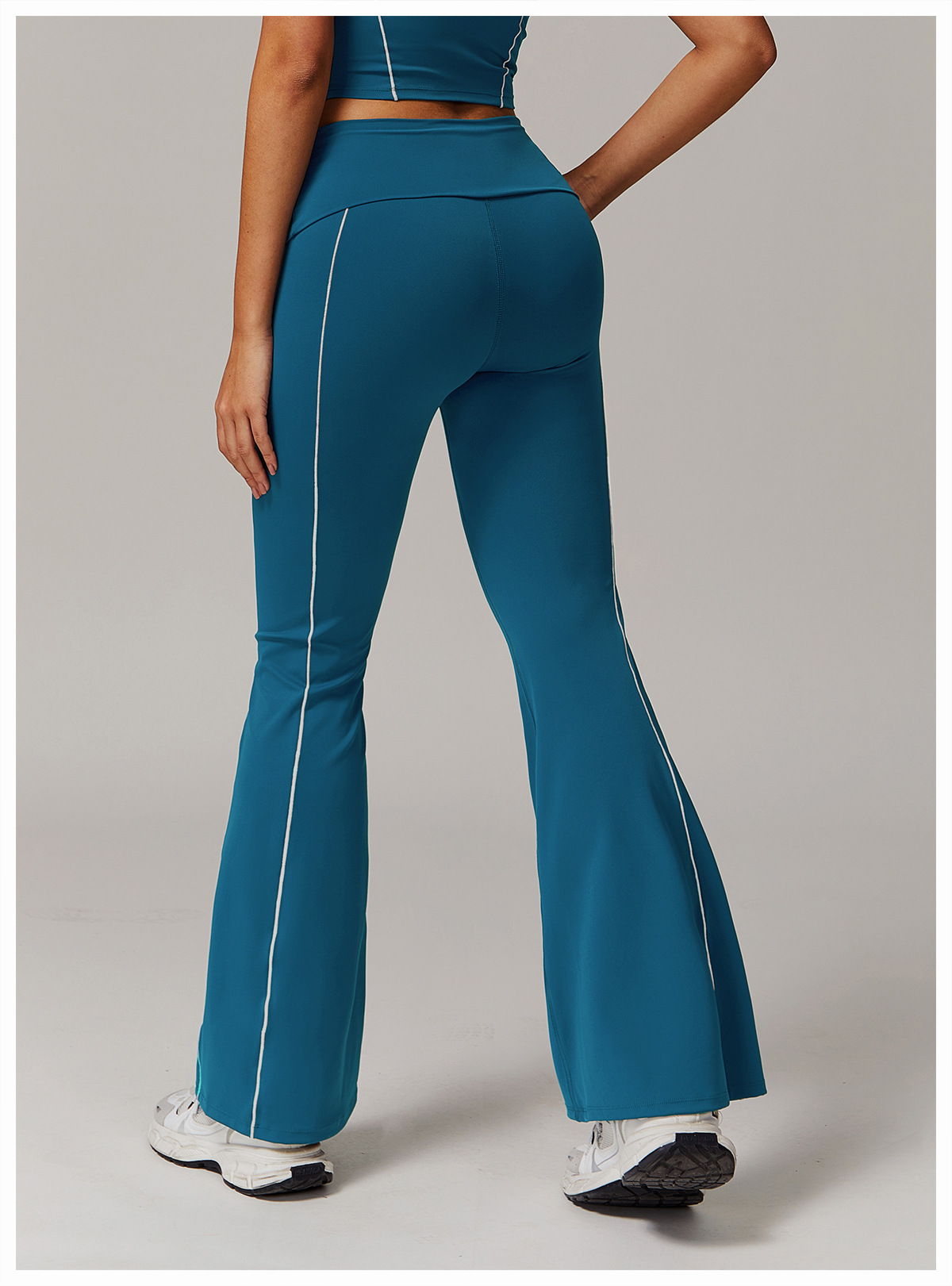 Soft Fabric Sculpted Flare Yoga Leggings 5009