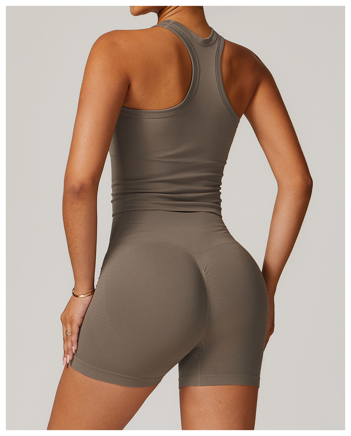 Seamless  Racerback Yoga Vest 7725