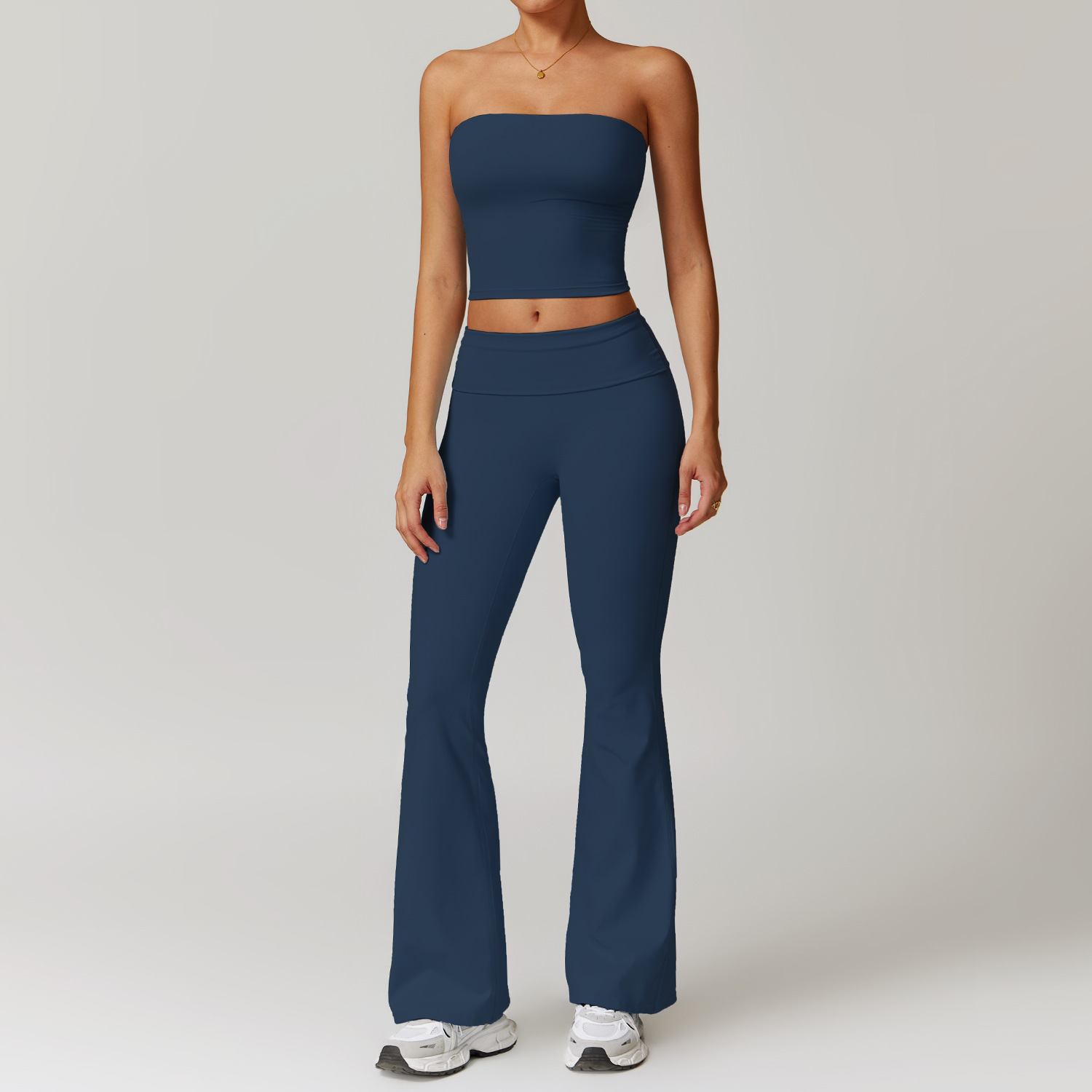 Classic Soft Fabirc Brushed Yoga Flare Sets 3 Options 8886