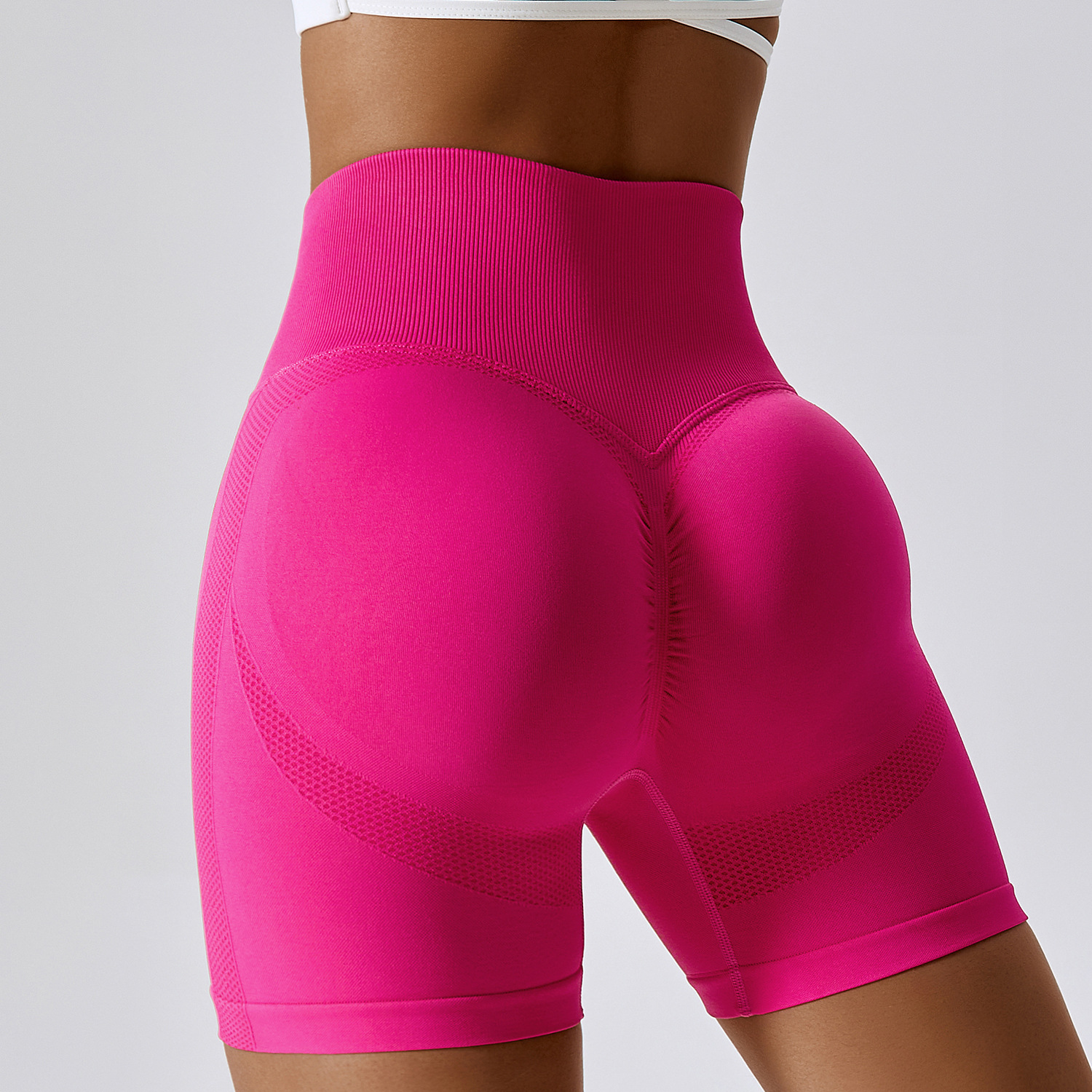 Butt Contour Seamless Yoga Shorts 6415