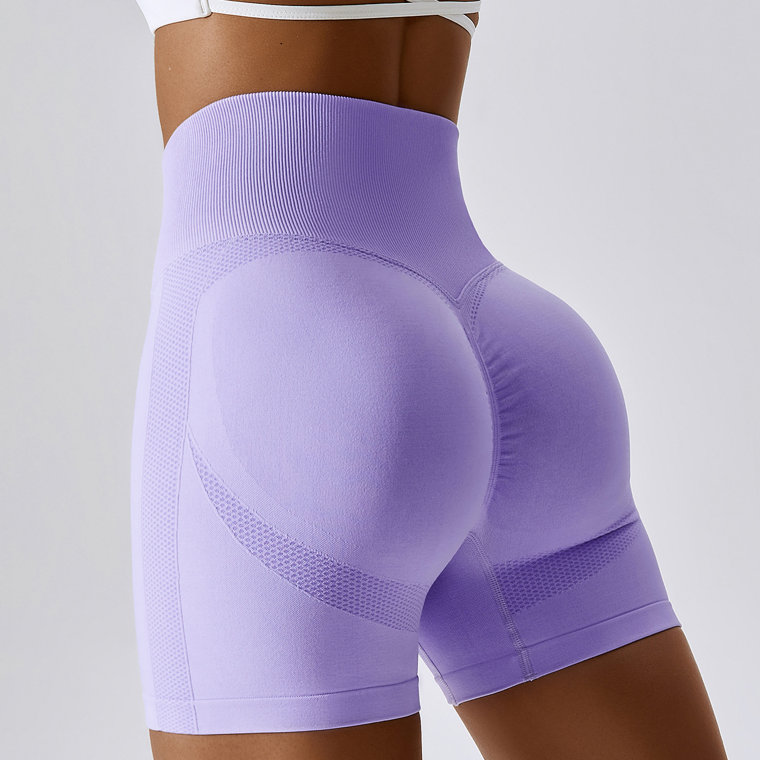 Butt Contour Seamless Yoga Shorts 6415