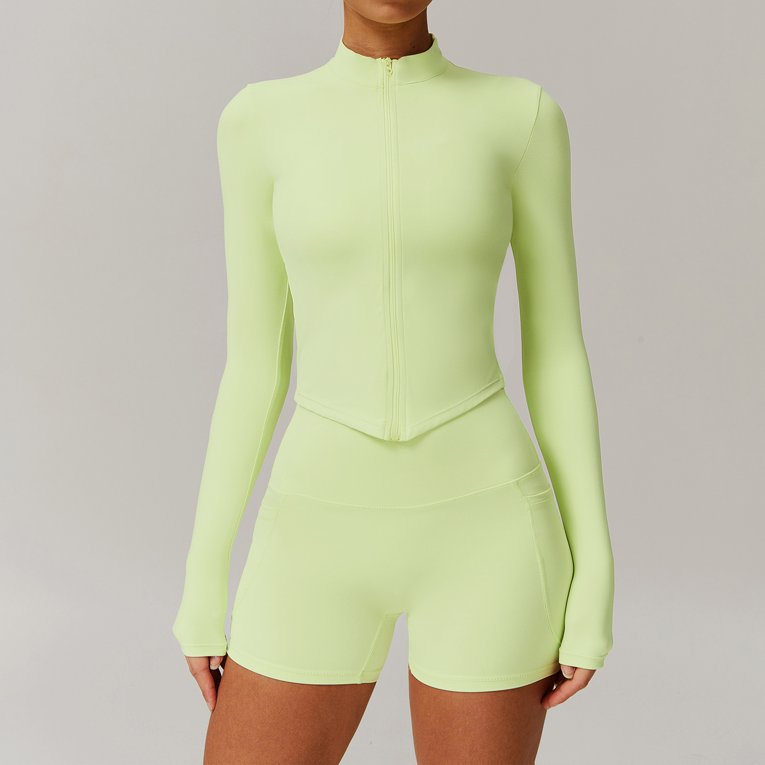 Soft Fabric One Shoulder Yoga Sets 4 Options 8408