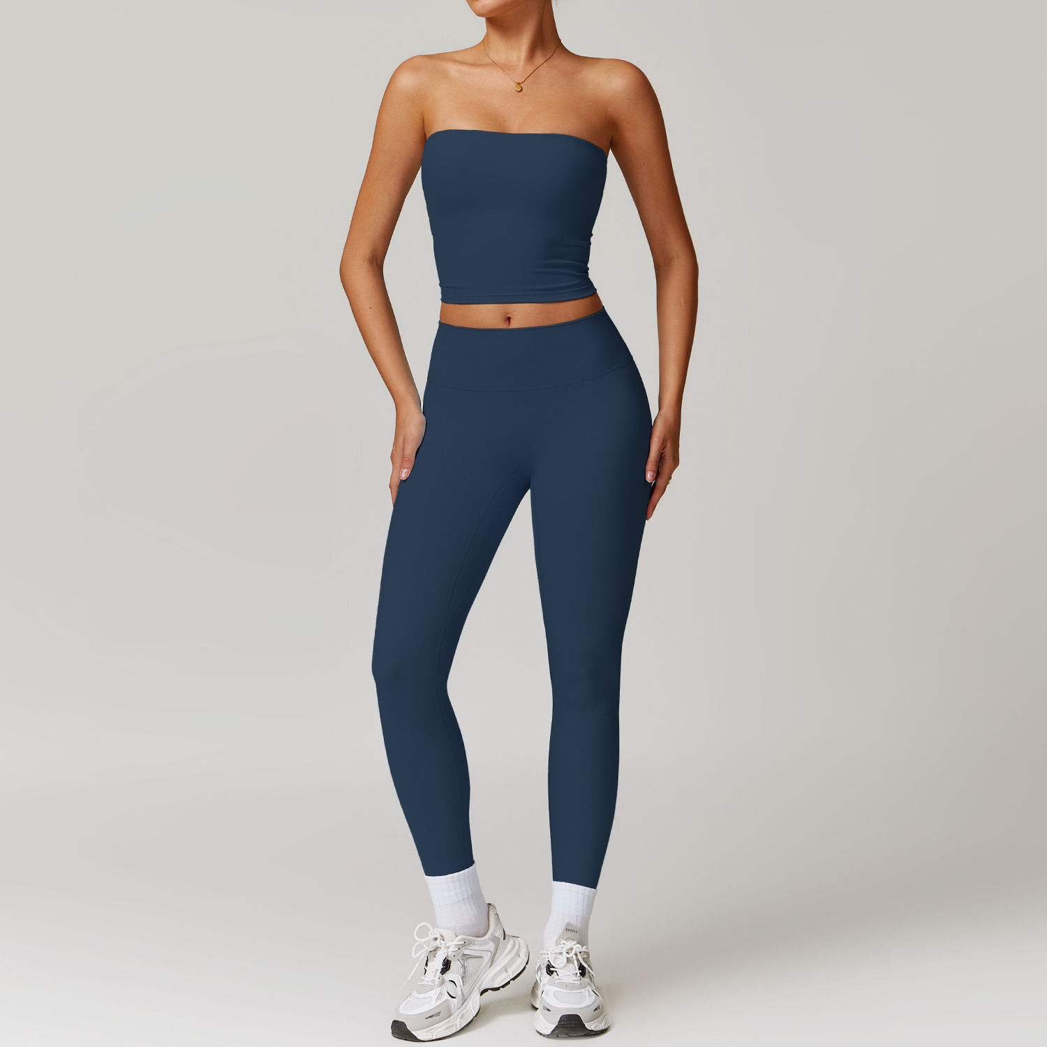 Classic Soft Fabirc Brushed Yoga Sets 2 Options 8886