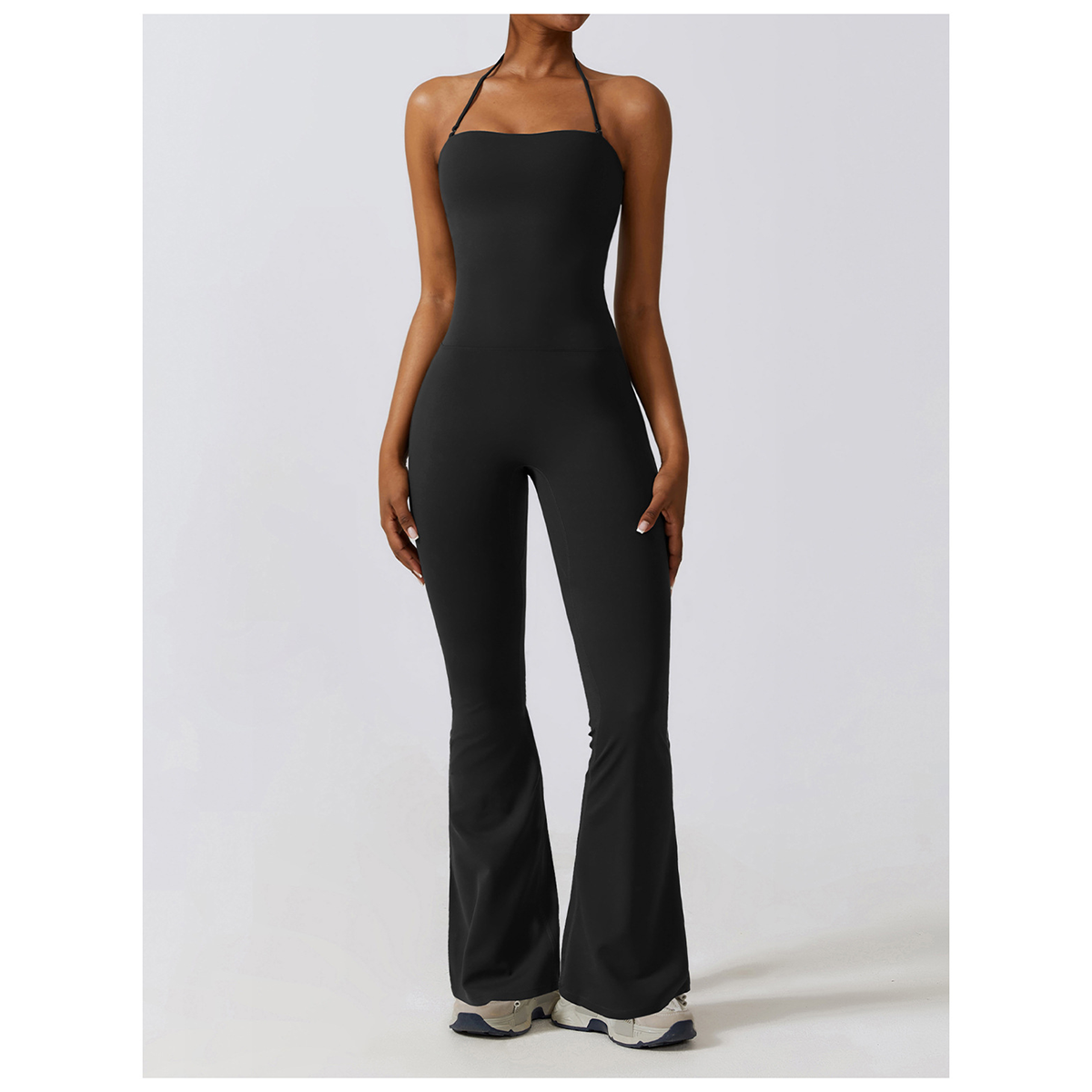 Two Ways of Wearing Soft Fabric Jumpsuit 8393