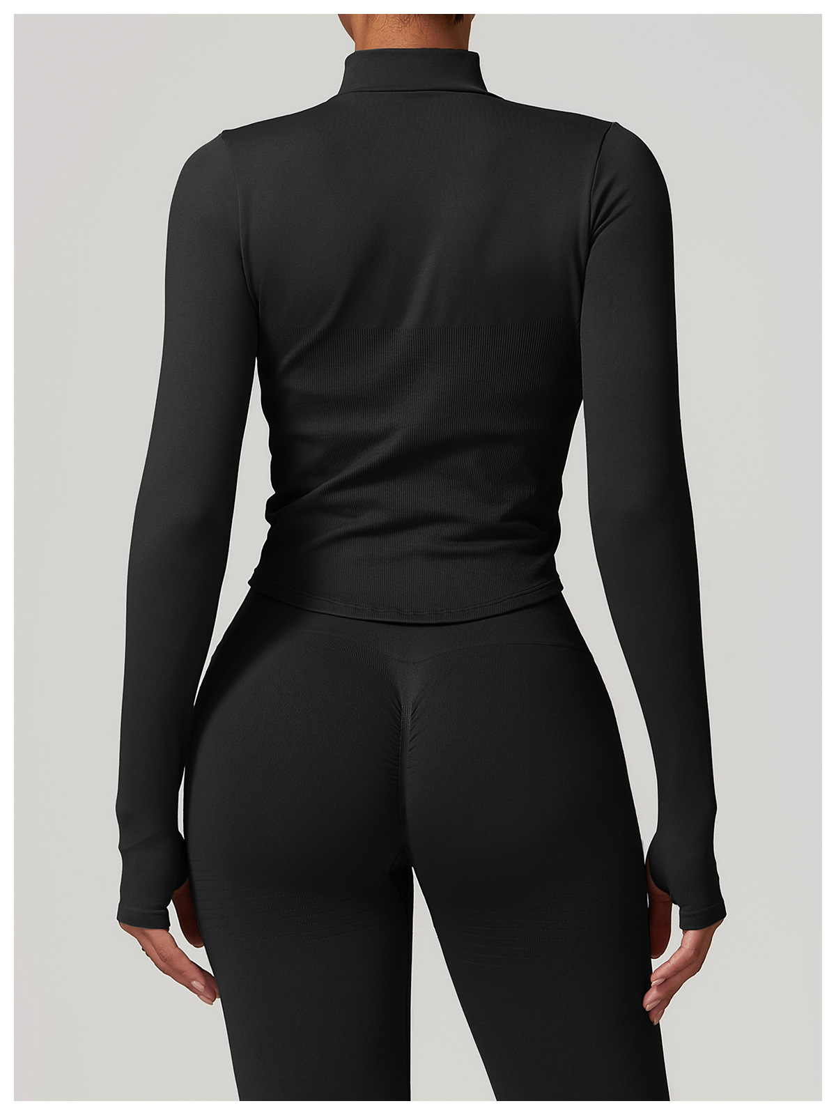 Seamless  Zip Down Yoga Jacket 7725