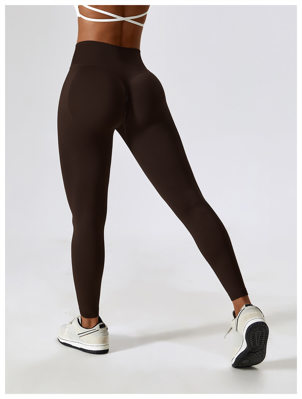 Scrunch Seamless V-Cut Yoga Leggings 4596
