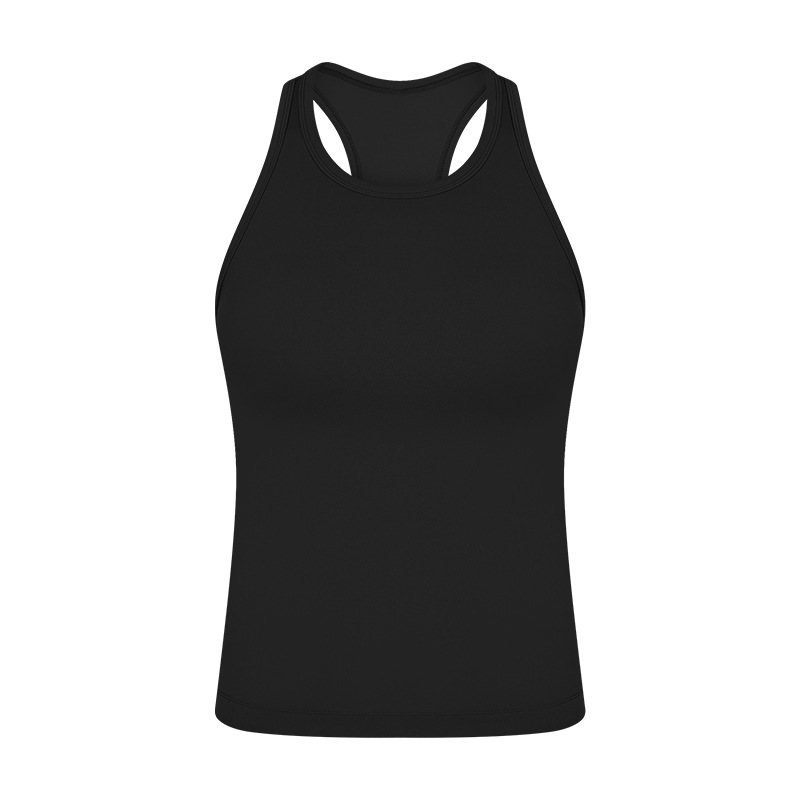 Nude Sleeveless Sexy Yoga Tank Top DT343