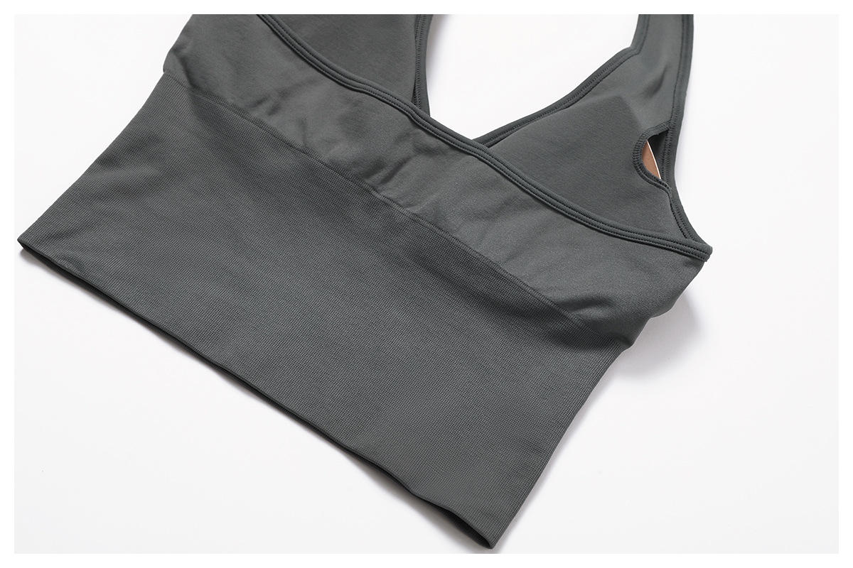 Seamless Halter Yoga Vest 7725