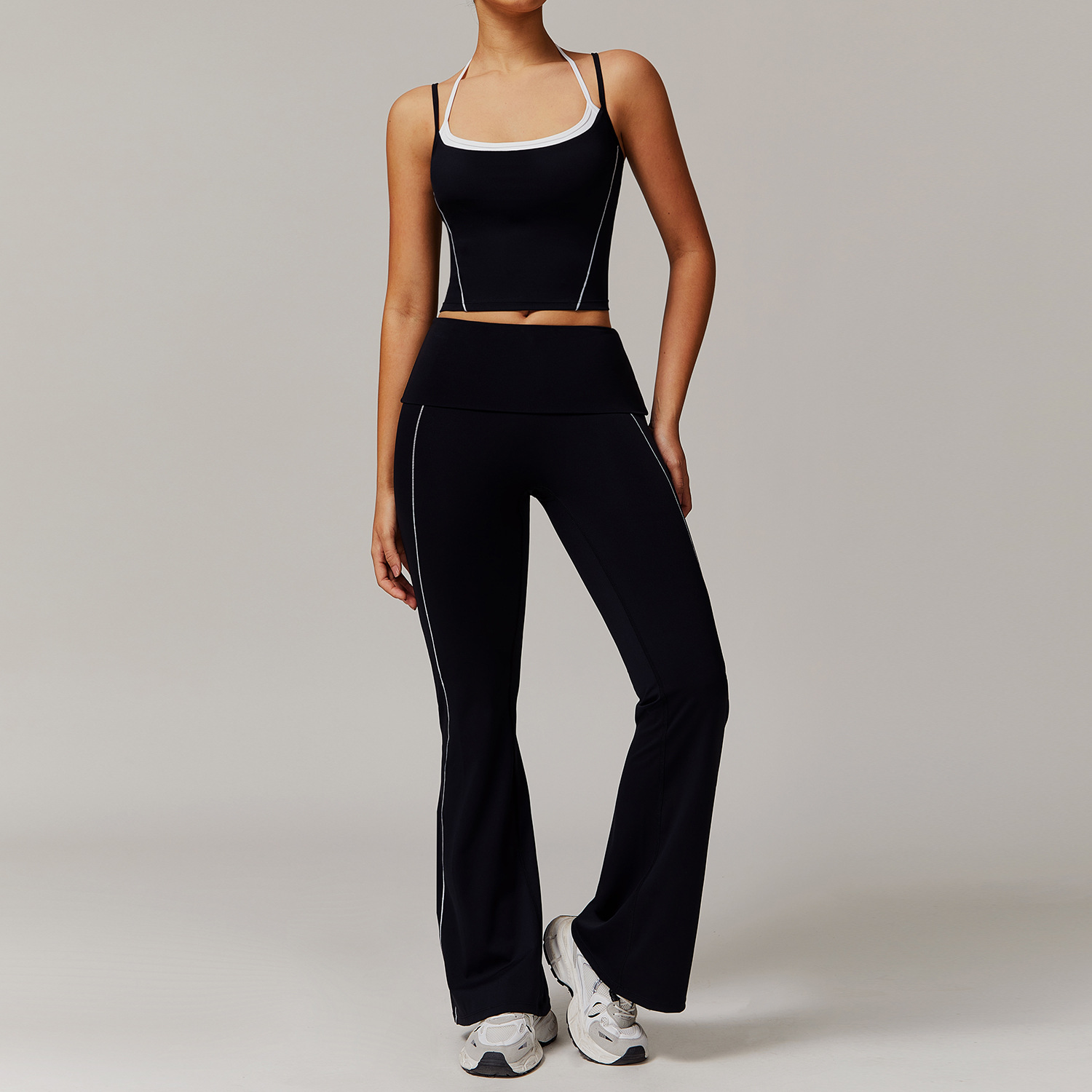 Soft Fabric Sculpted Yoga Sets 3 Options 5009