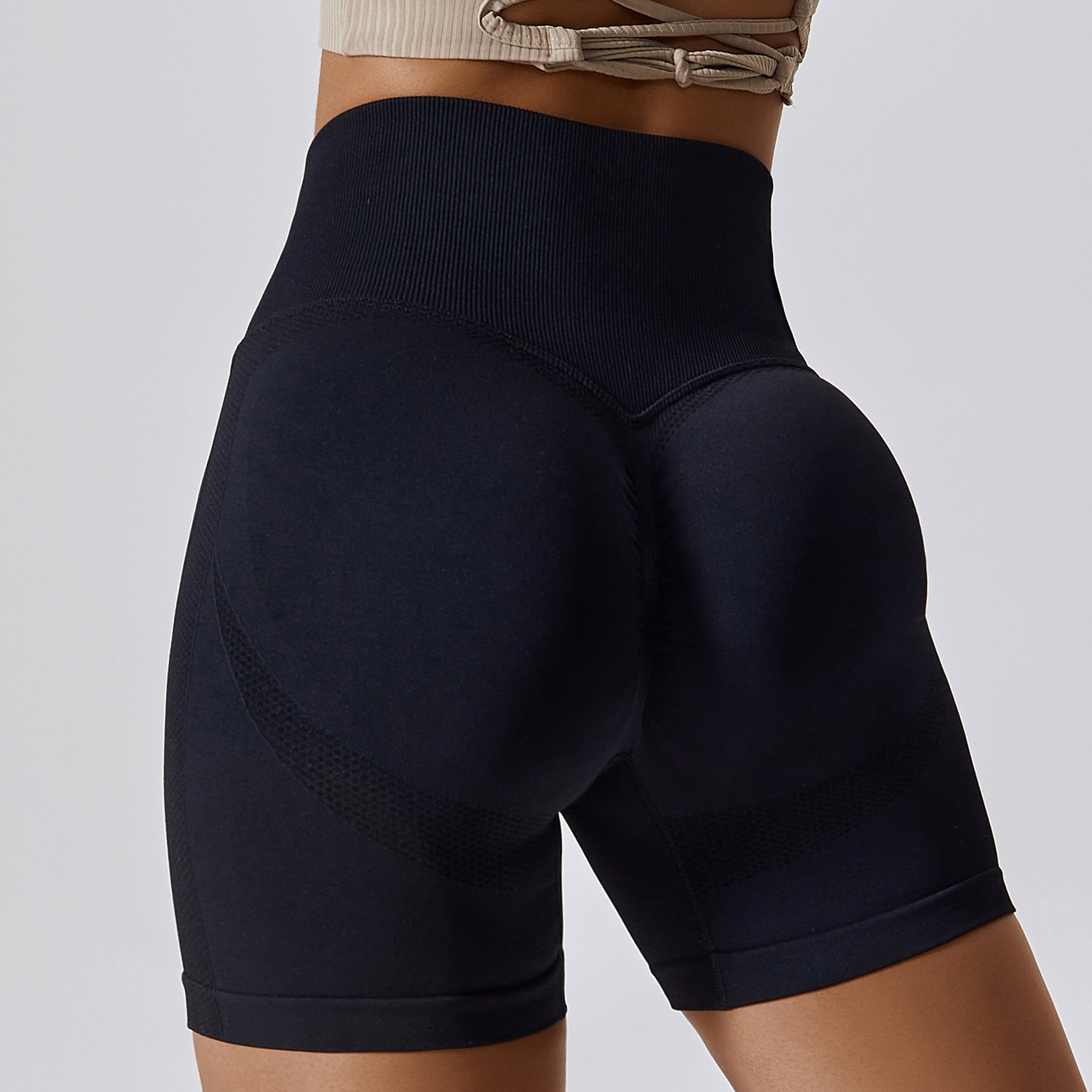 Butt Contour Seamless Yoga Shorts 6415