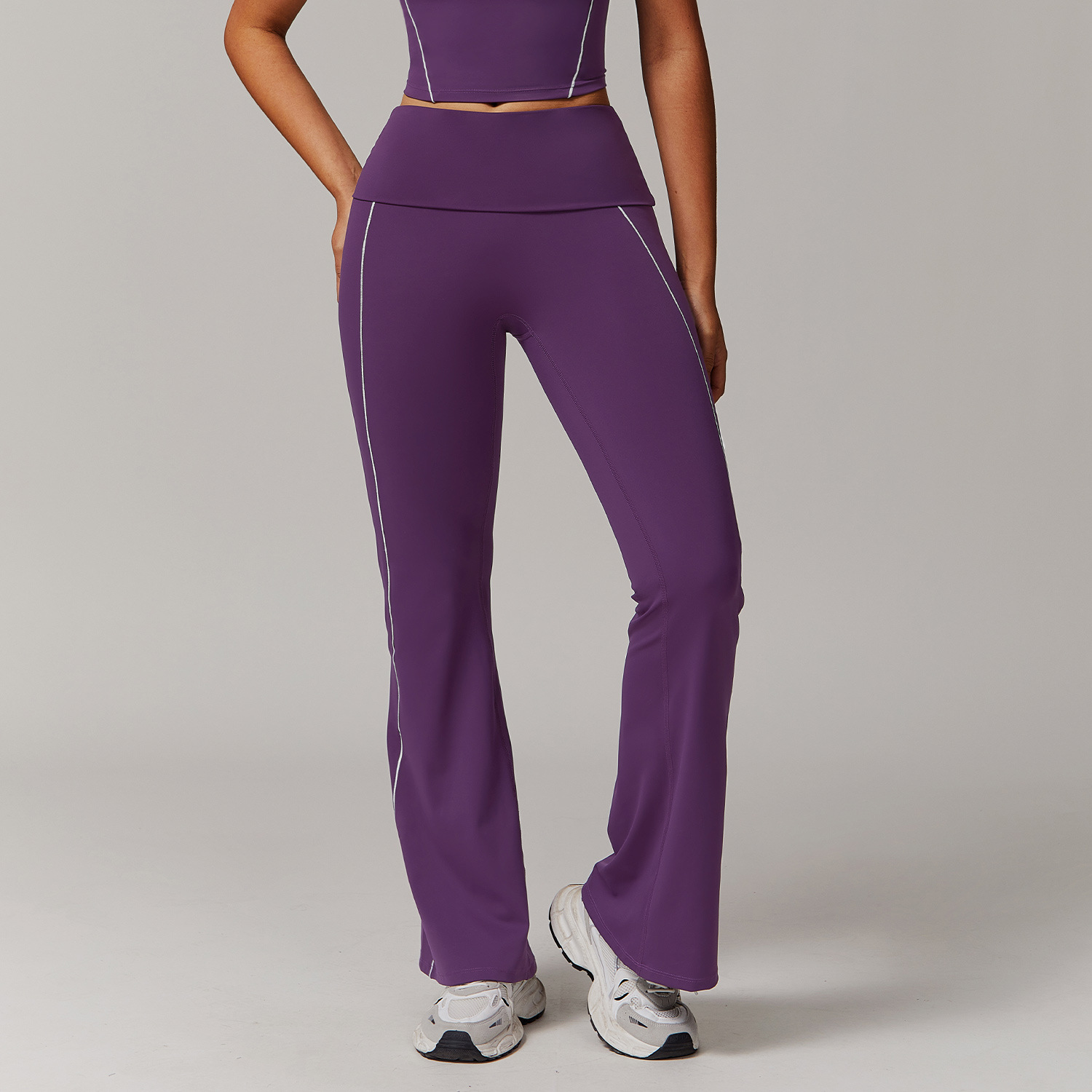 Soft Fabric Sculpted Flare Yoga Leggings 5009